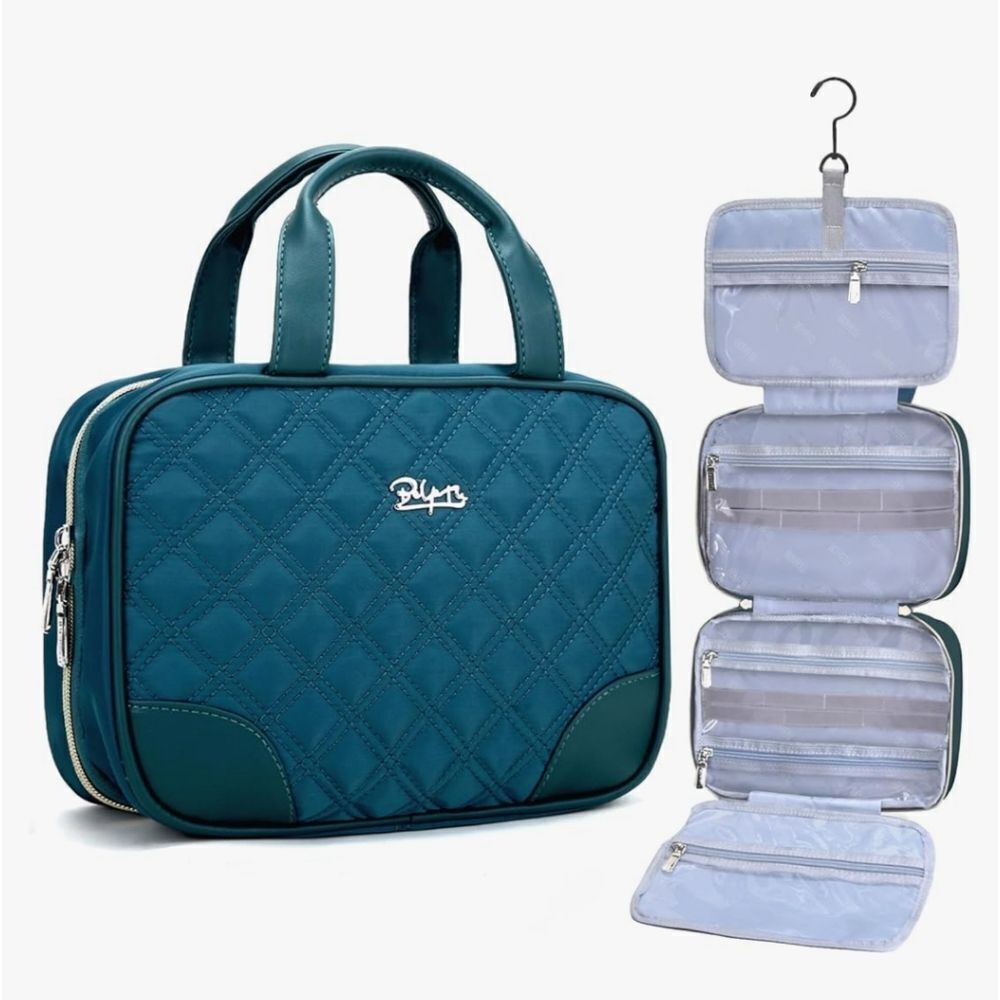 BOYATU Travel Toiletry Bag Hanging Makeup Bag: Large Capacity 